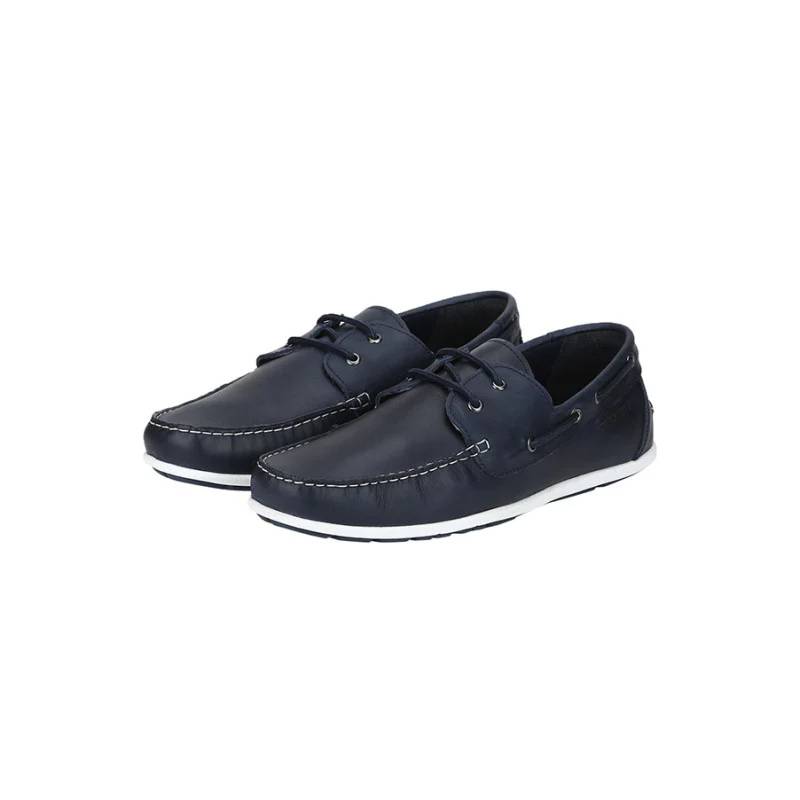Men Blue Boat Shoes - Image 3