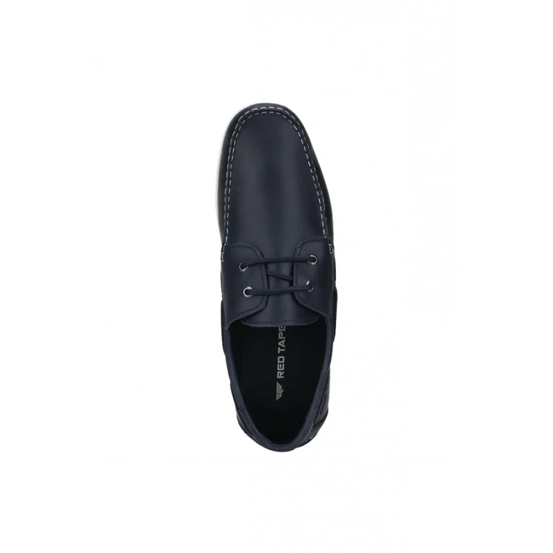 Men Blue Boat Shoes - Image 5