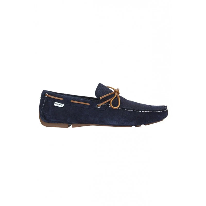 Men Blue Driving Shoes - Image 2