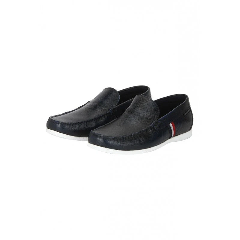 Men Blue Loafers - Image 3