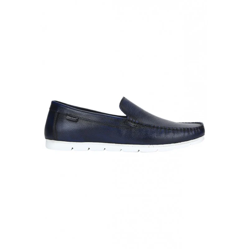 Men Blue Loafers - Image 2
