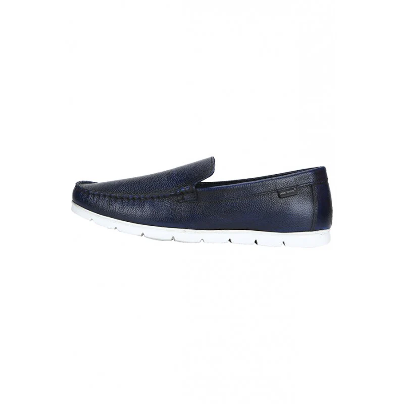 Men Blue Loafers - Image 4