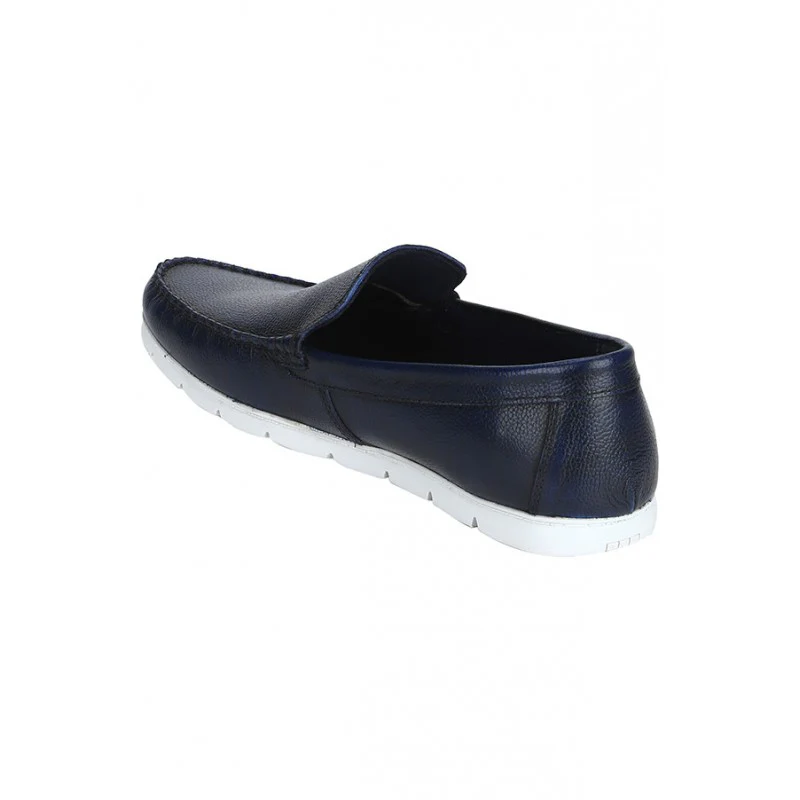 Men Blue Loafers - Image 5