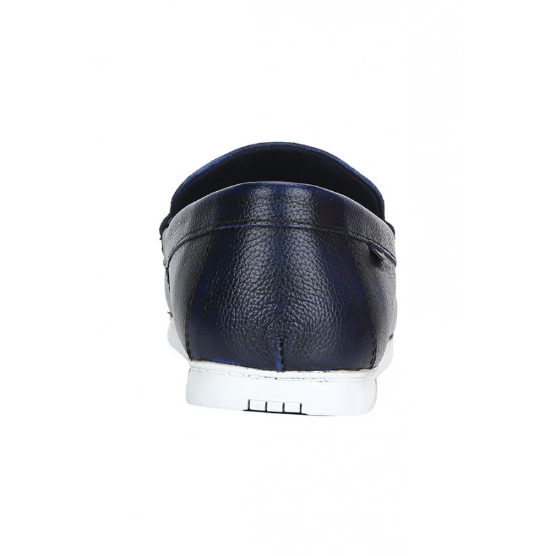 Men Blue Loafers - Image 6