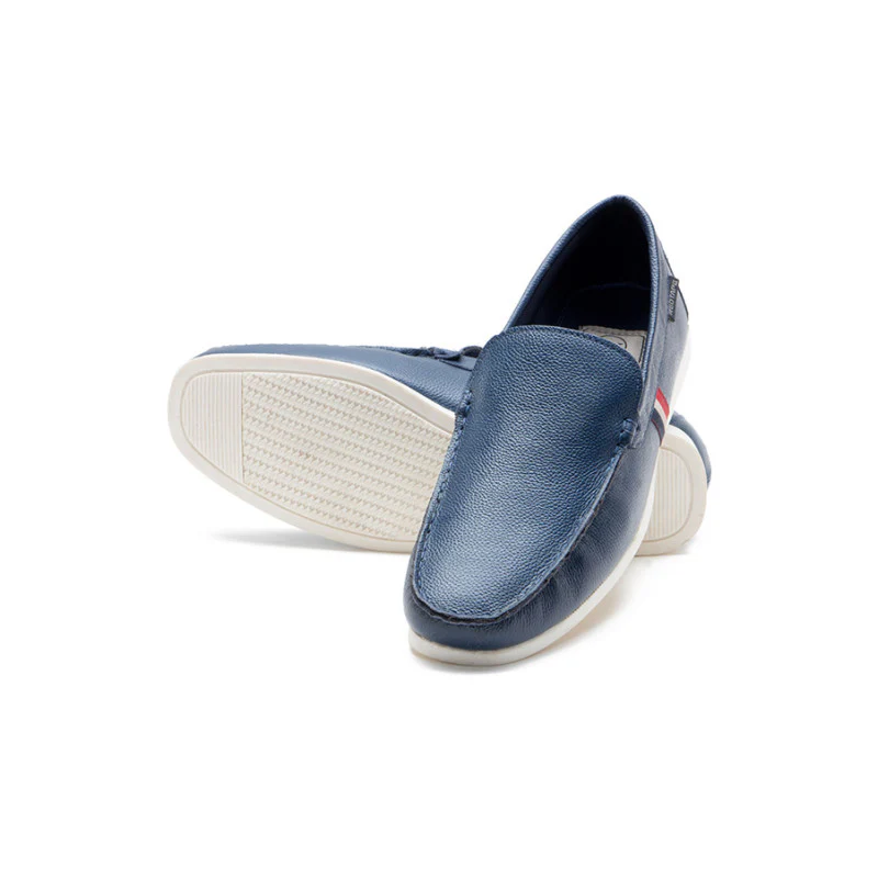 Men Blue Loafers - Image 3