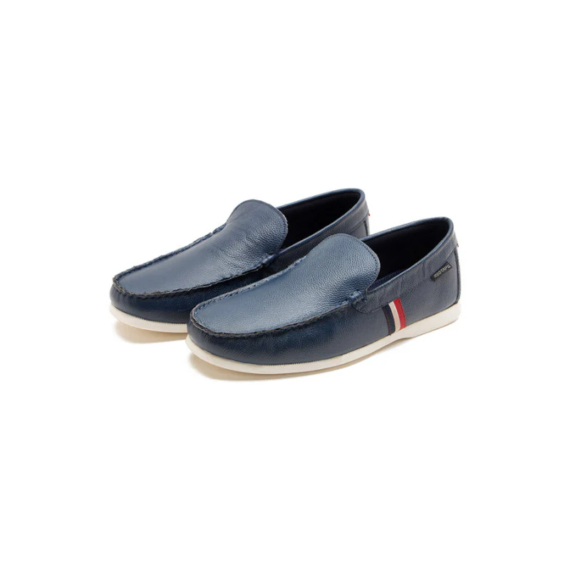 Men Blue Loafers - Image 4