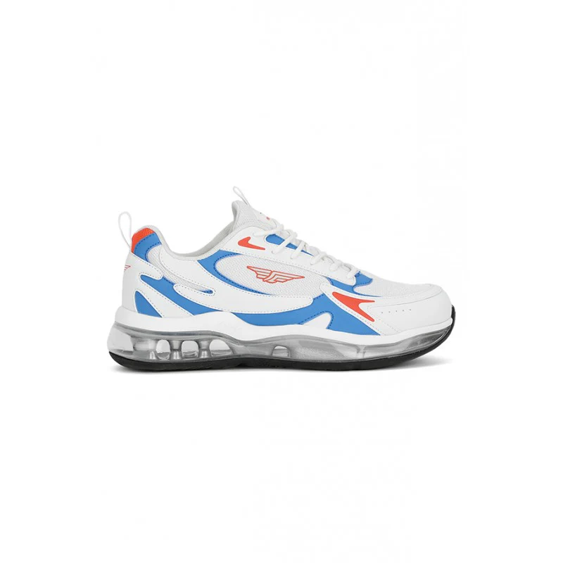 Men Blue & White Walking Shoes - Image 3