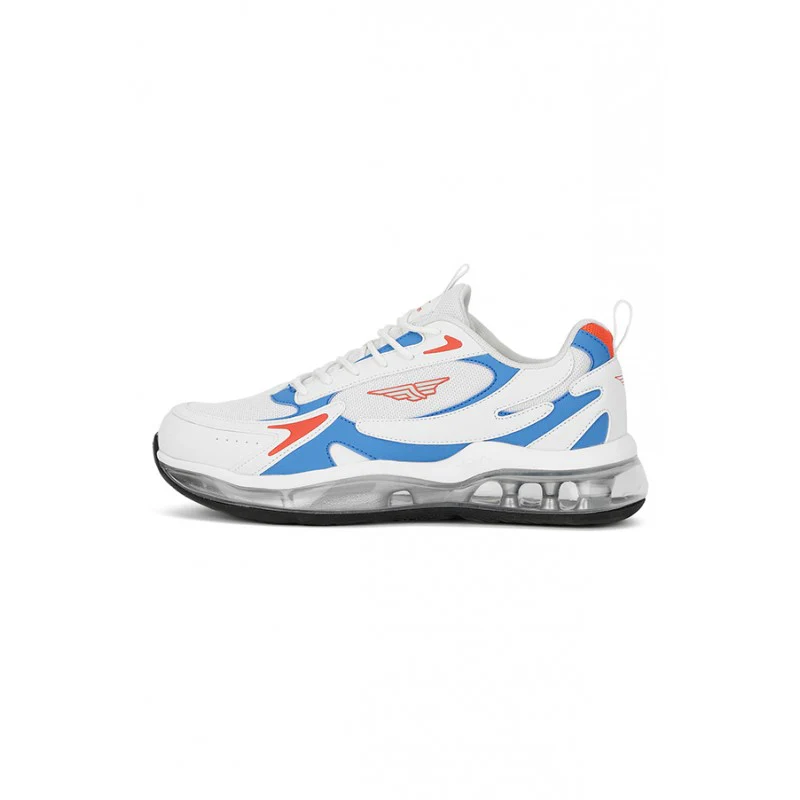 Men Blue & White Walking Shoes - Image 4