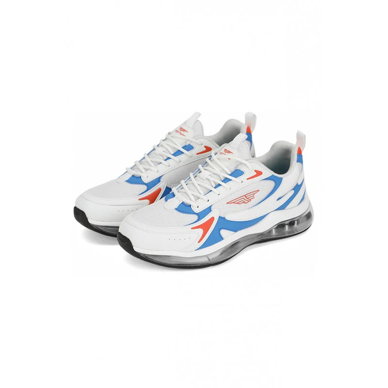 Men Blue & White Walking Shoes - Image 5