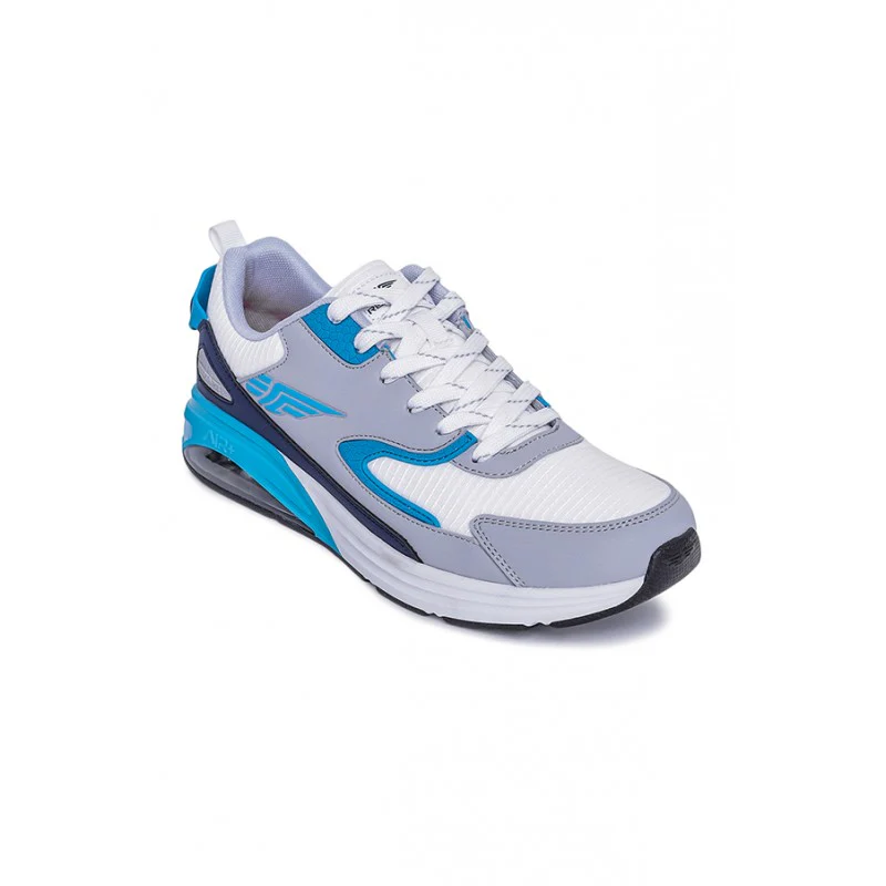 Men Blue & White Walking Shoes - Image 2