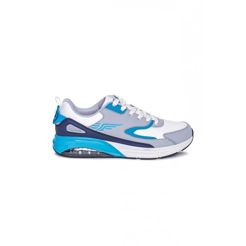 Men Blue & White Walking Shoes - Image 3