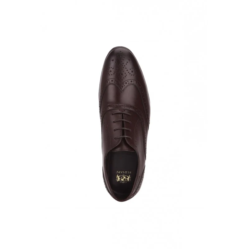 Men Bordo Brogue Shoes - Image 6