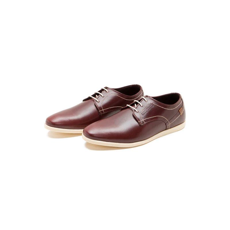 Men Bordo Derby Shoes - Image 4