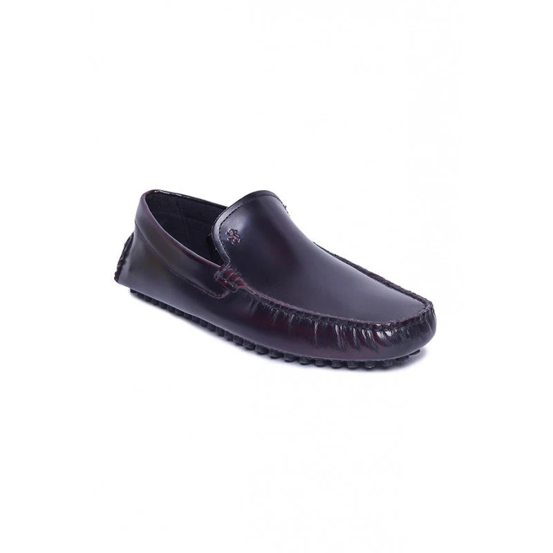 Men Bordo Driving Shoes - Image 2