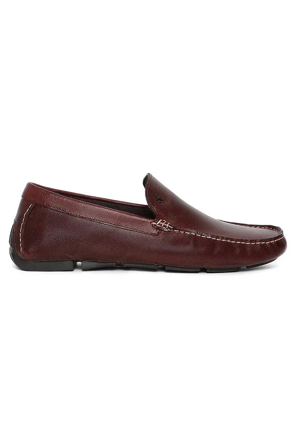Men Bordo Loafers - Image 2