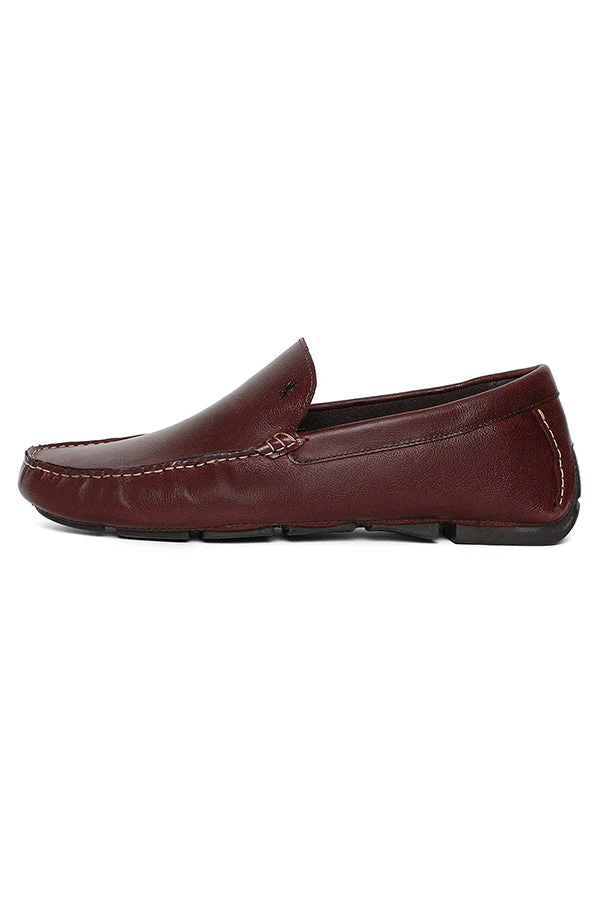 Men Bordo Loafers - Image 3