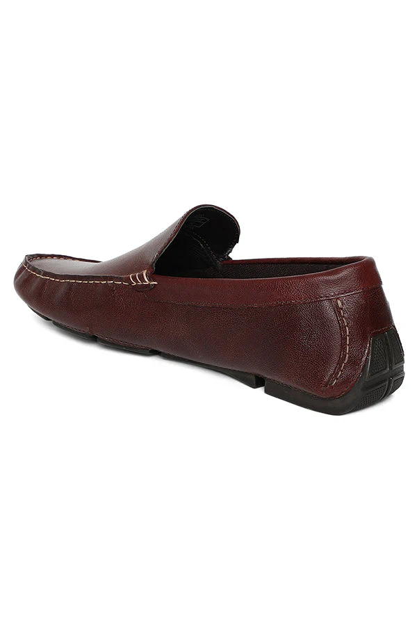Men Bordo Loafers - Image 6
