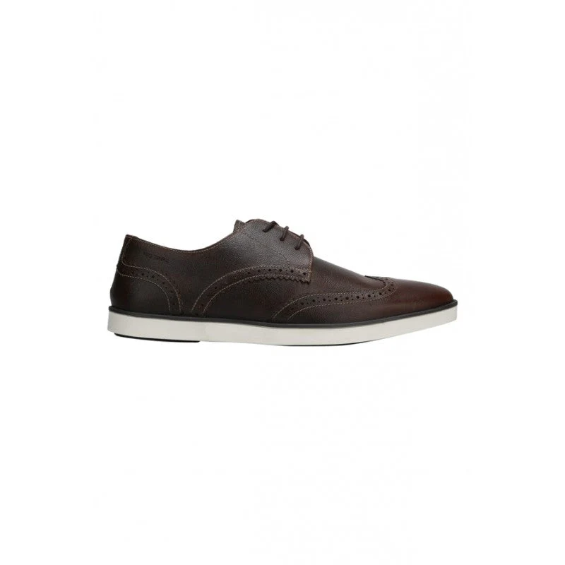Men Brown Brogue Shoes - Image 3