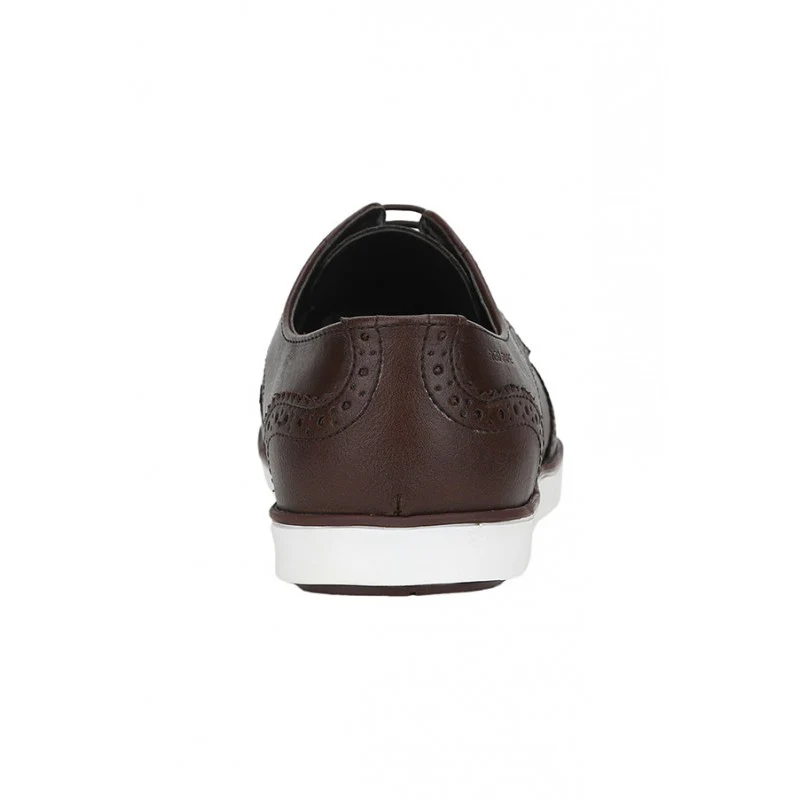 Men Brown Brogue Shoes - Image 6