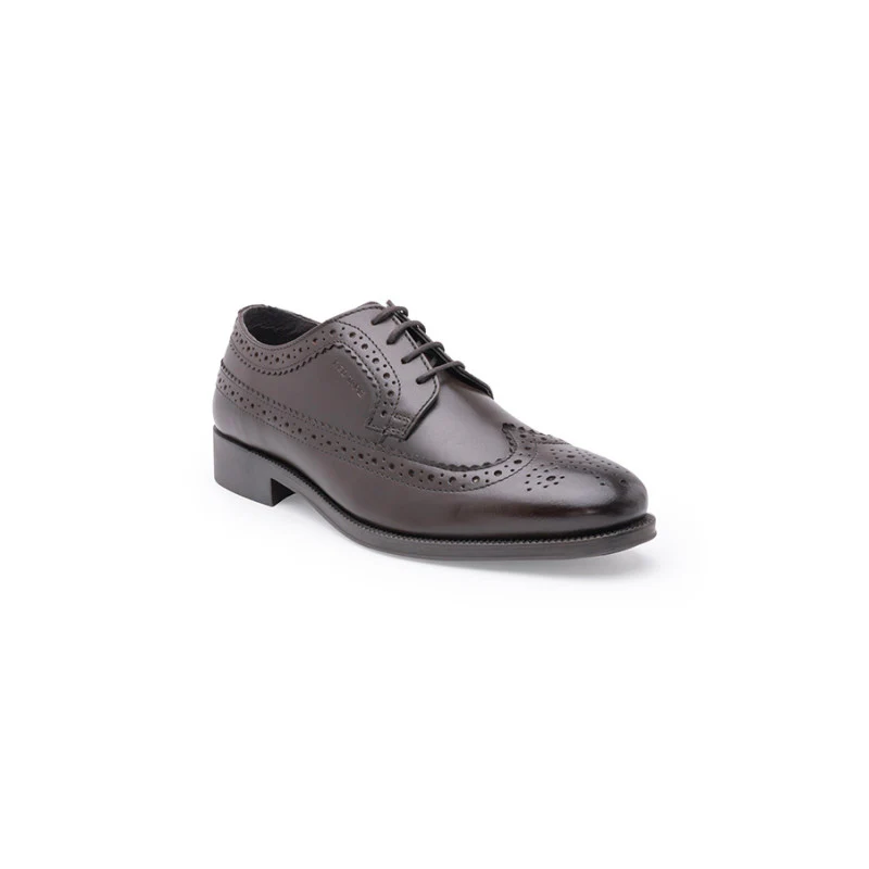 Men Brown Brogue Shoes - Image 2