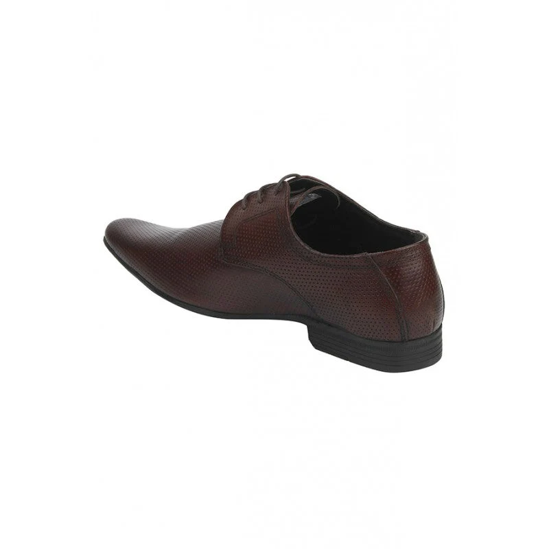 Men Brown Derby Shoes - Image 5