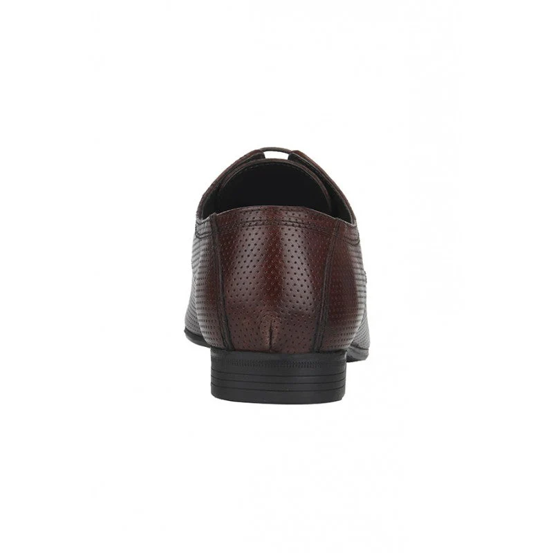 Men Brown Derby Shoes - Image 6