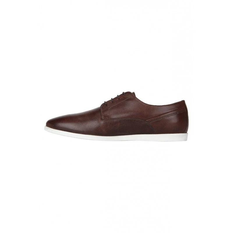 Men Brown Derby Shoes - Image 4