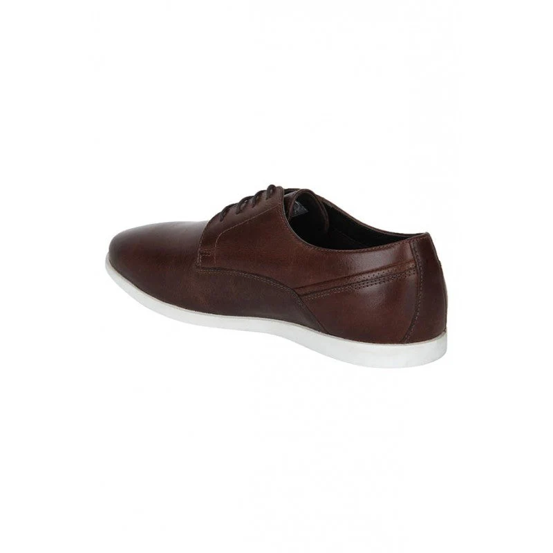 Men Brown Derby Shoes - Image 5