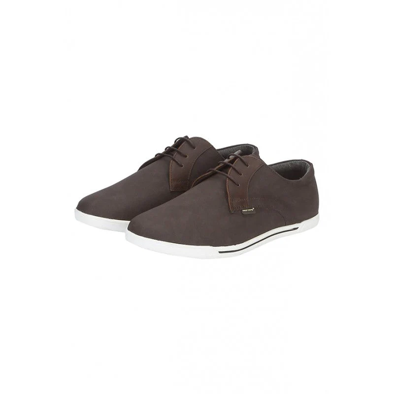 Men Brown Derby Shoes - Image 3