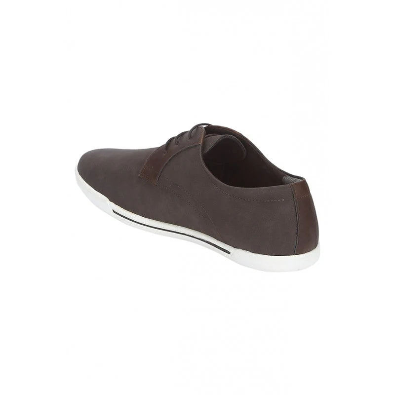 Men Brown Derby Shoes - Image 5