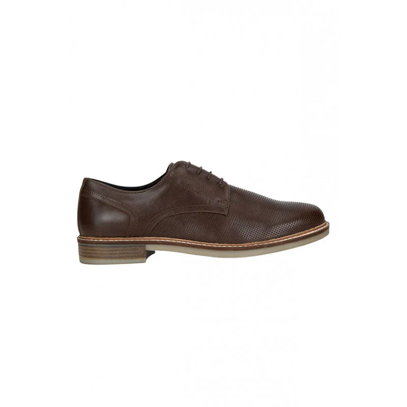 Men Brown Derby Shoes - Image 2