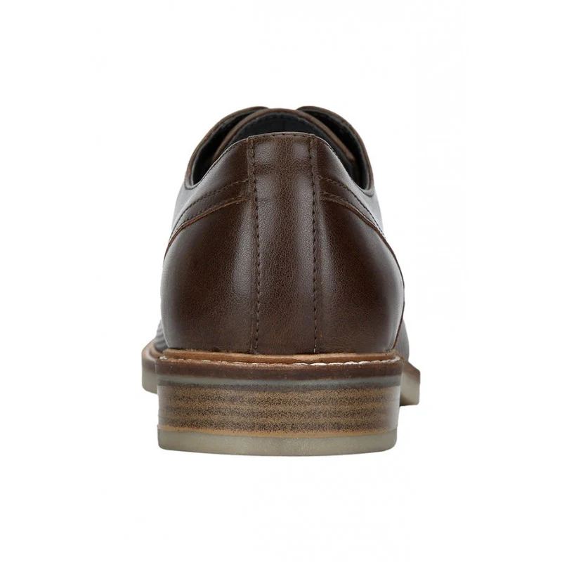 Men Brown Derby Shoes - Image 6
