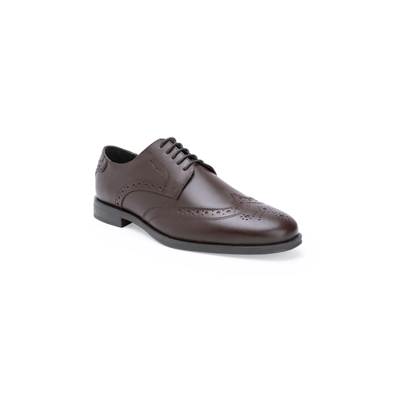 Men Brown Derby Shoes - Image 2