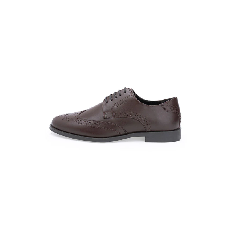 Men Brown Derby Shoes - Image 4