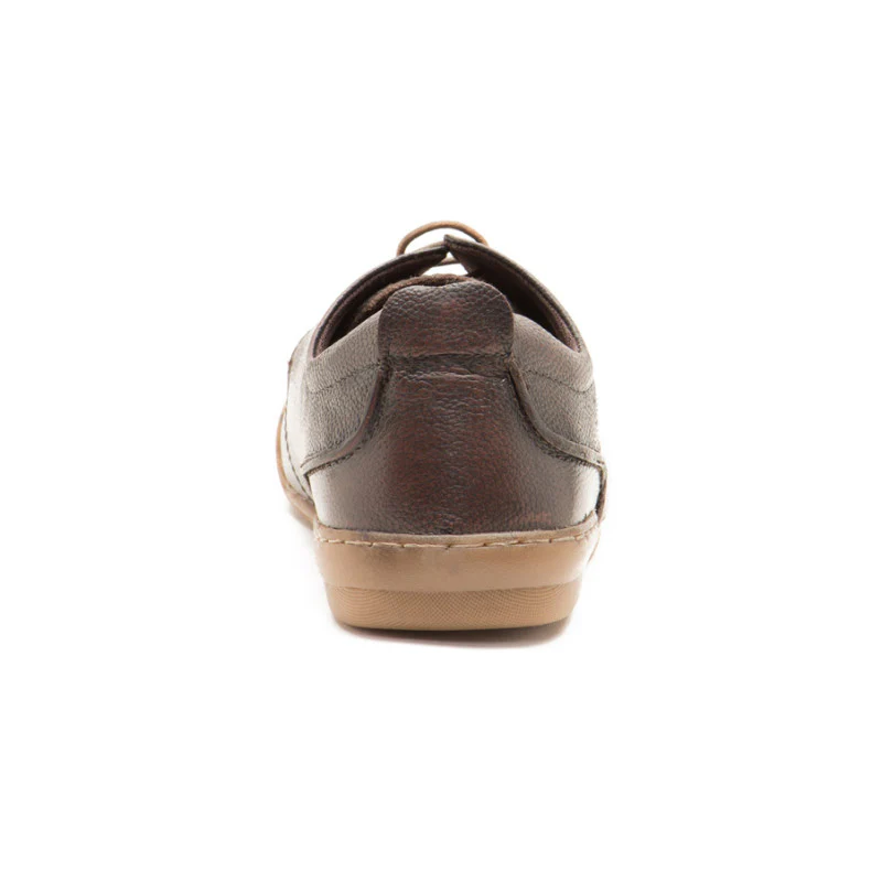 Men Brown Derby Shoes - Image 5