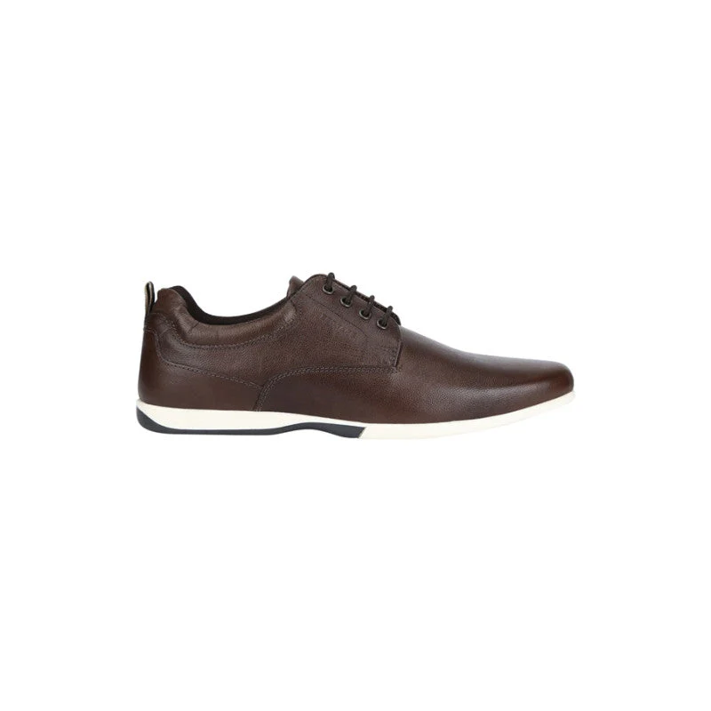 Men Brown Derby Shoes - Image 3