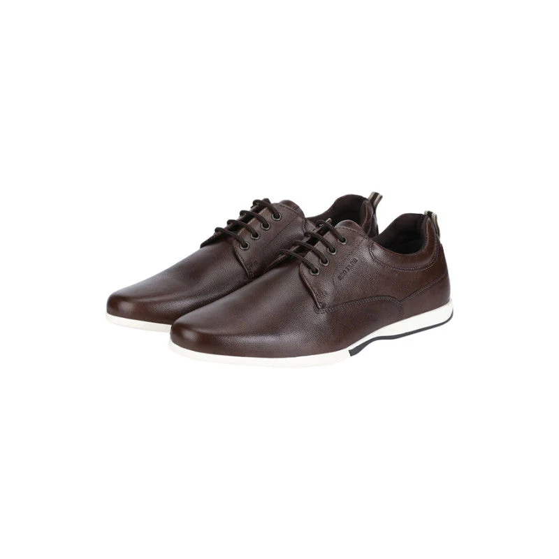 Men Brown Derby Shoes - Image 5