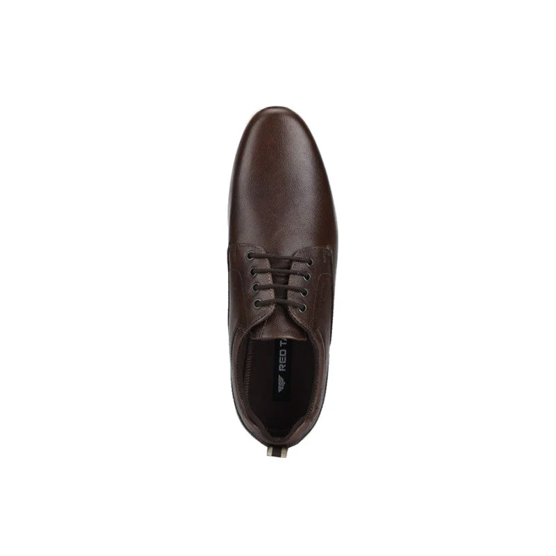 Men Brown Derby Shoes - Image 6