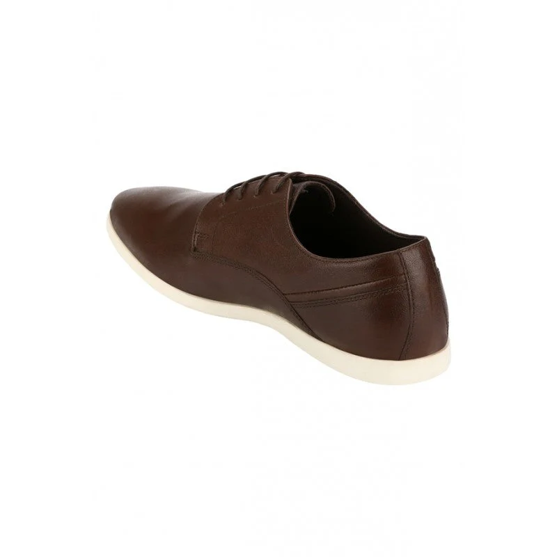 Men Brown Derby Shoes - Image 2