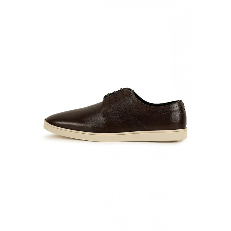 Men Brown Derby Shoes - Image 3