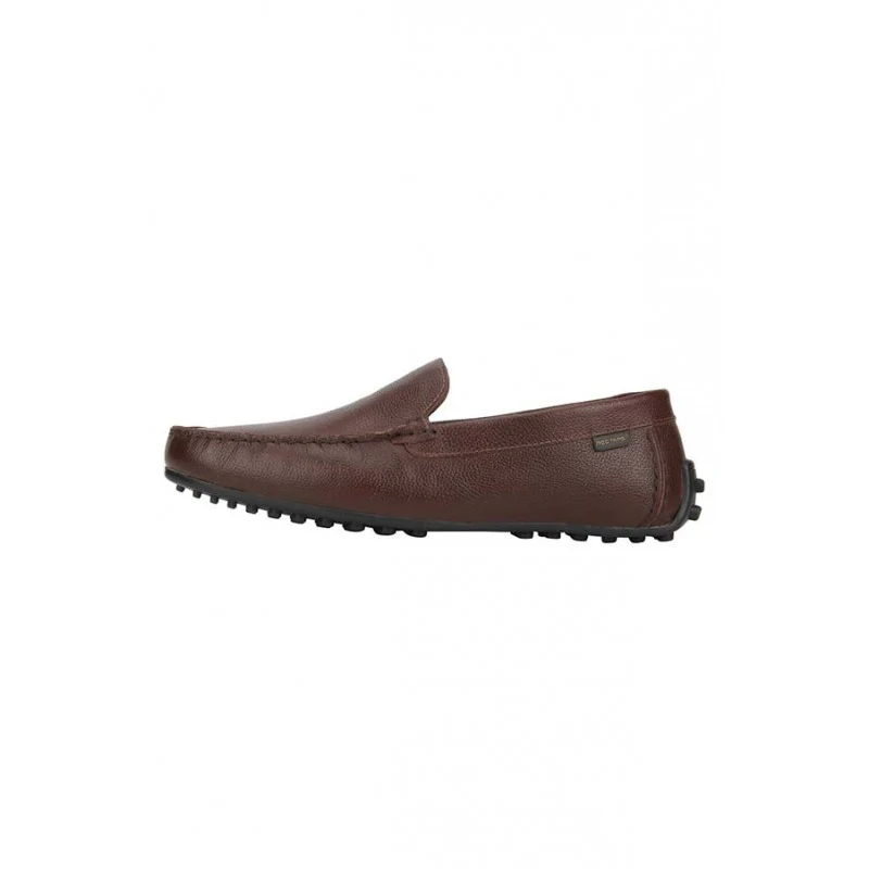Men Brown Driving Shoes - Image 4