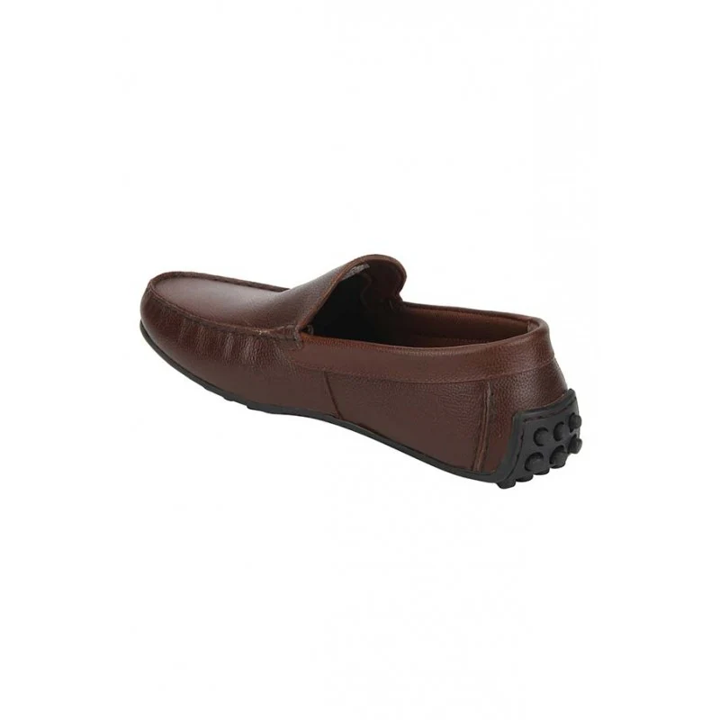 Men Brown Driving Shoes - Image 5