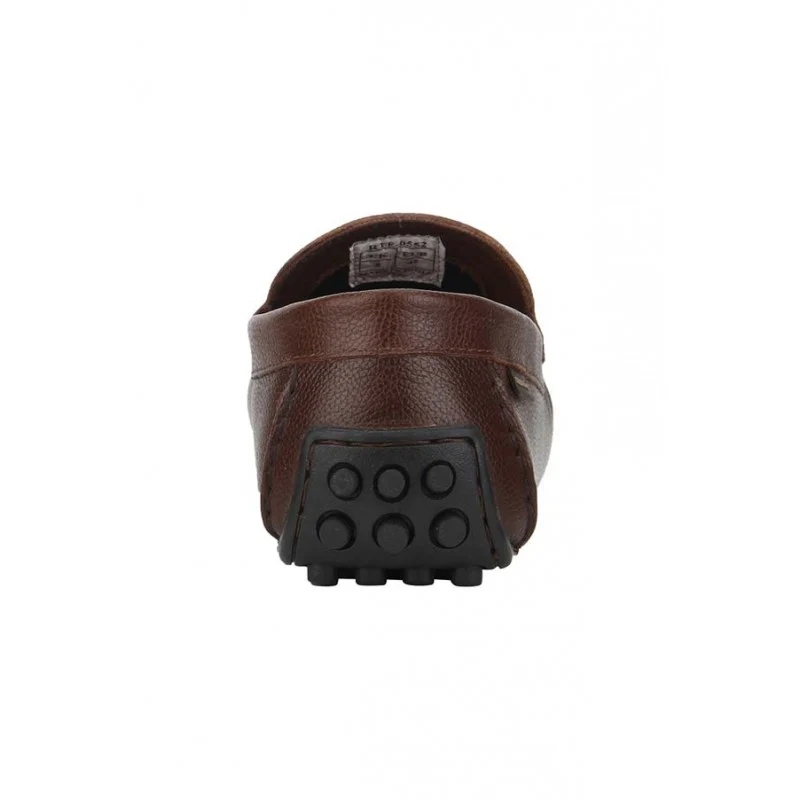Men Brown Driving Shoes - Image 6