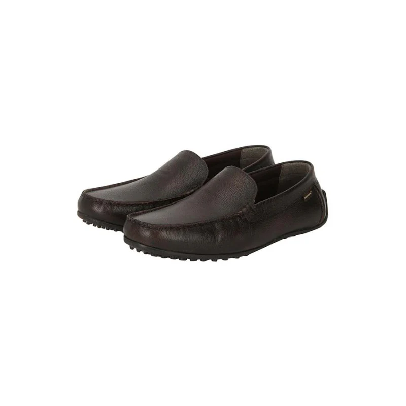 Men Brown Driving Shoes - Image 3