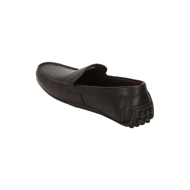 Men Brown Driving Shoes - Image 5