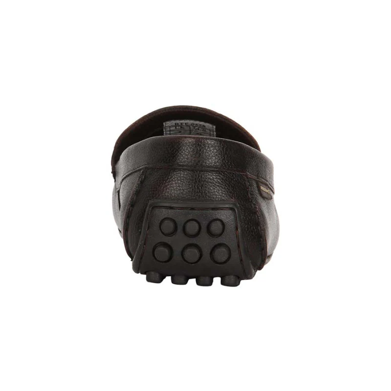 Men Brown Driving Shoes - Image 6