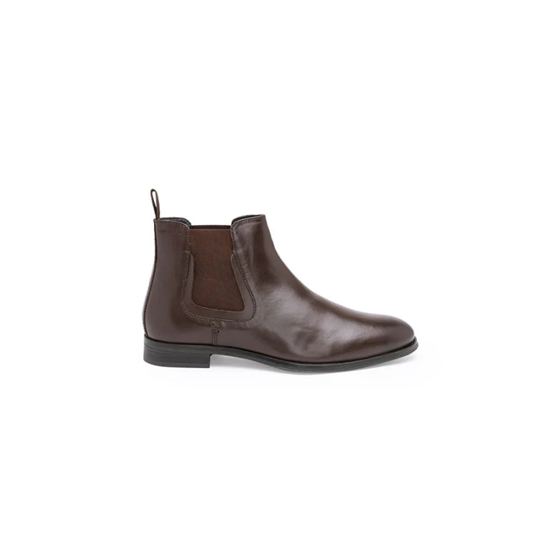 Men Brown Genuine Leather Boots - Image 3