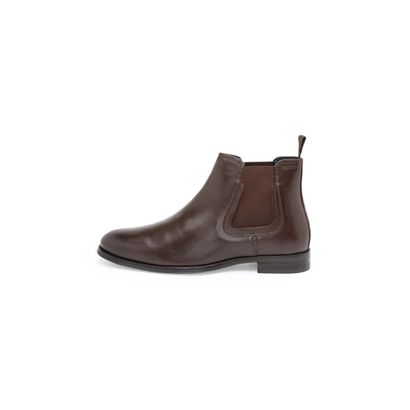 Men Brown Genuine Leather Boots - Image 4