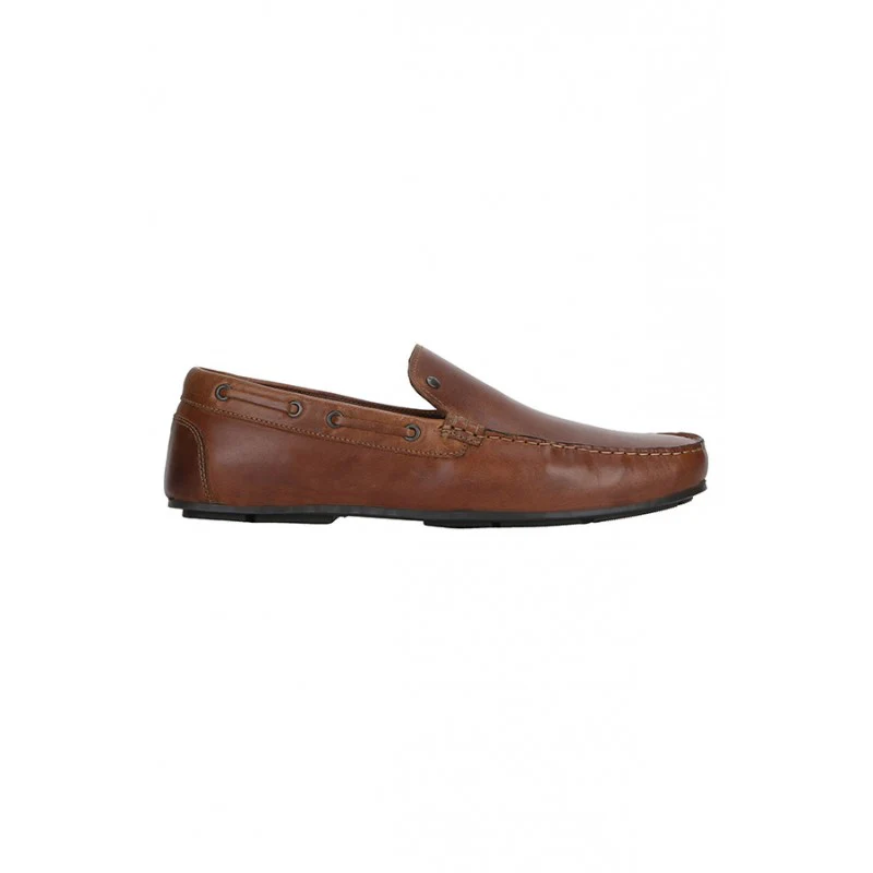 Men Brown Loafers - Image 2