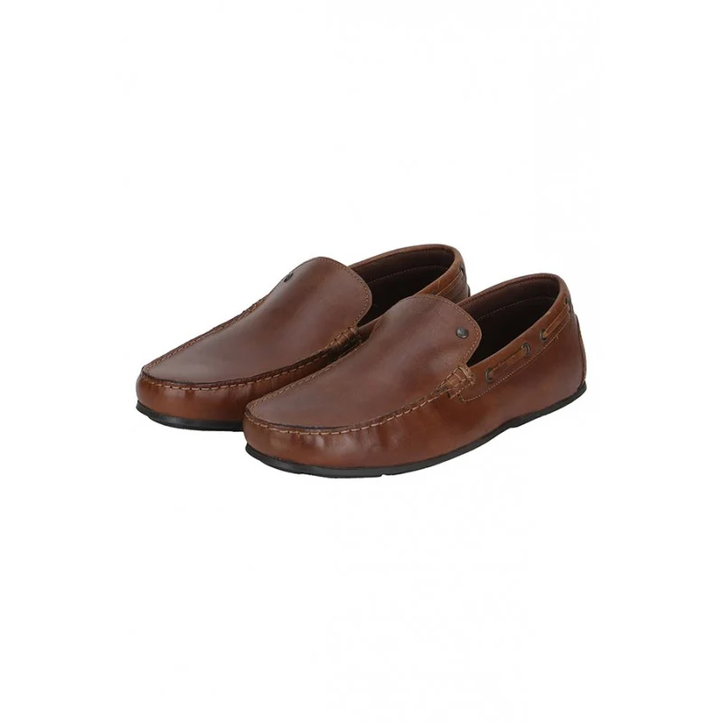 Men Brown Loafers - Image 3